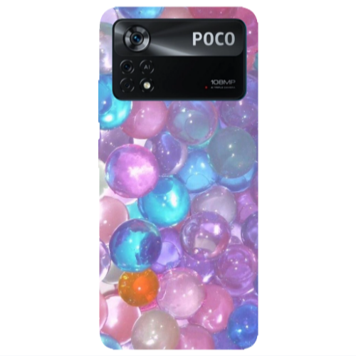 Xiaomi Poco X4 Pro Gel balls Transparent Silicone TPU Θήκη