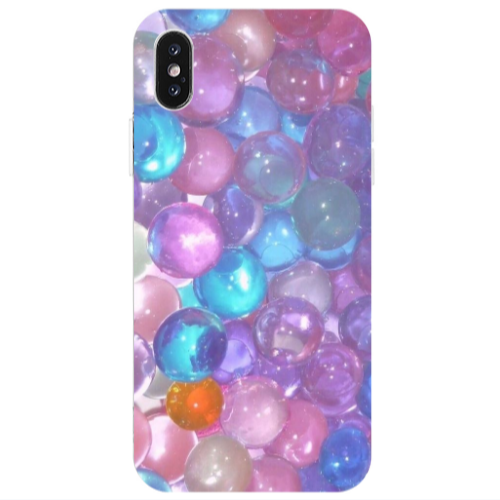 Apple iPhone Xs Gel balls Transparent Silicone TPU Θήκη