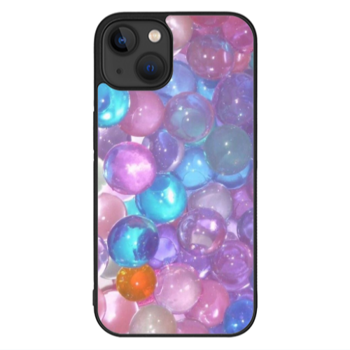 Apple iPhone 13 Mini Gel balls Black Glossy Θήκη