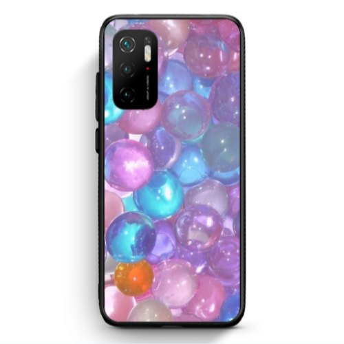 Xiaomi Poco M3 Pro Gel balls Black Glossy Θήκη