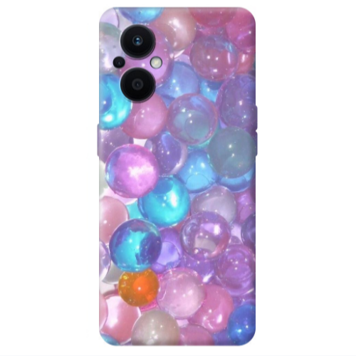 Oppo Reno 7 Lite Gel balls Transparent Silicone TPU Θήκη