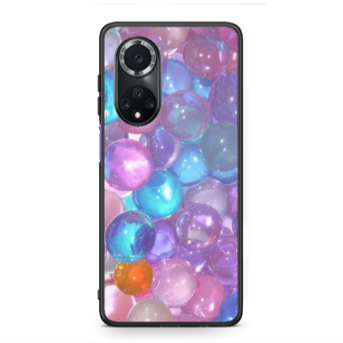 Huawei Nova 9 Gel balls Black Glossy Θήκη