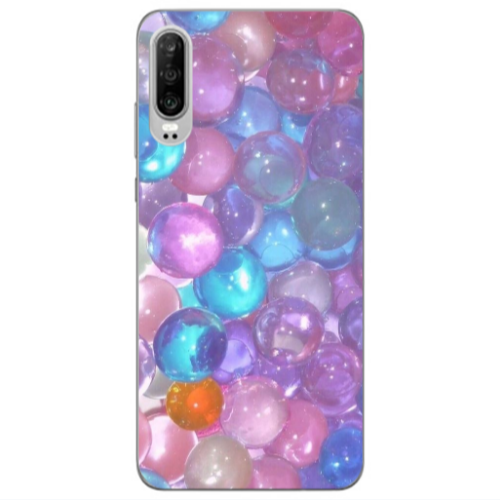 Huawei P30 Gel balls Transparent Silicone TPU Θήκη