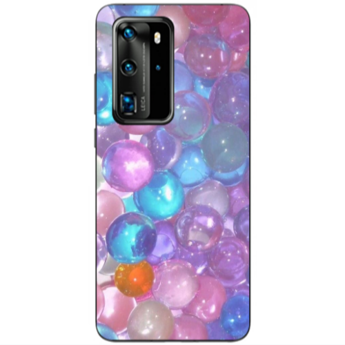Huawei P40 Pro Gel balls Transparent Silicone TPU Θήκη