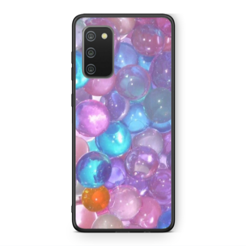 Samsung A02s Gel balls Black Glossy Θήκη