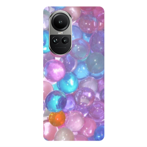 Oppo Reno10 5G Gel balls Transparent Silicone TPU Θήκη