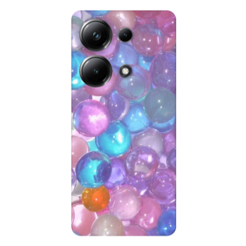 Xiaomi Poco M6 Pro 4G Gel balls Transparent Silicone TPU Θήκη