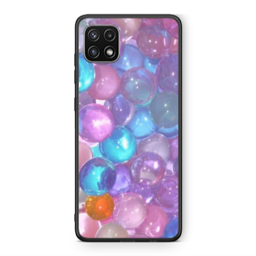 Samsung A22 5G Gel balls Black Glossy Θήκη