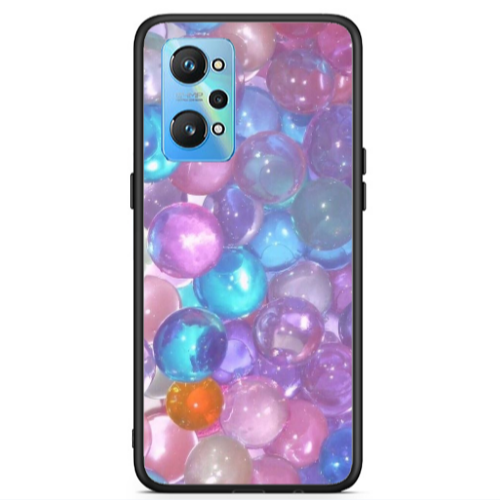 Realme Gt Neo 2 Gel balls Black Glossy Θήκη