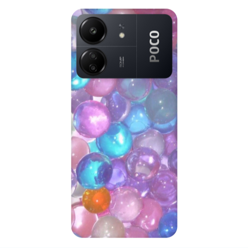 Xiaomi Poco C65 Gel balls Transparent Silicone TPU Θήκη