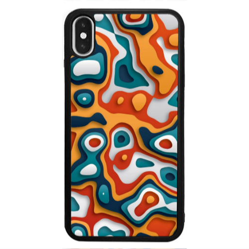 Apple iPhone Xs Max Lakes Black Glossy Θήκη