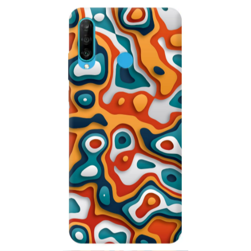 Huawei P30 Lite Lakes Transparent Silicone TPU Θήκη