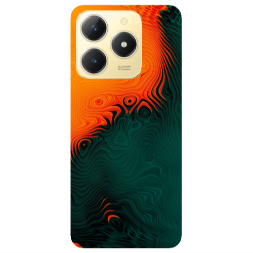 Realme C61 Volcanic Transparent Silicone TPU Θήκη