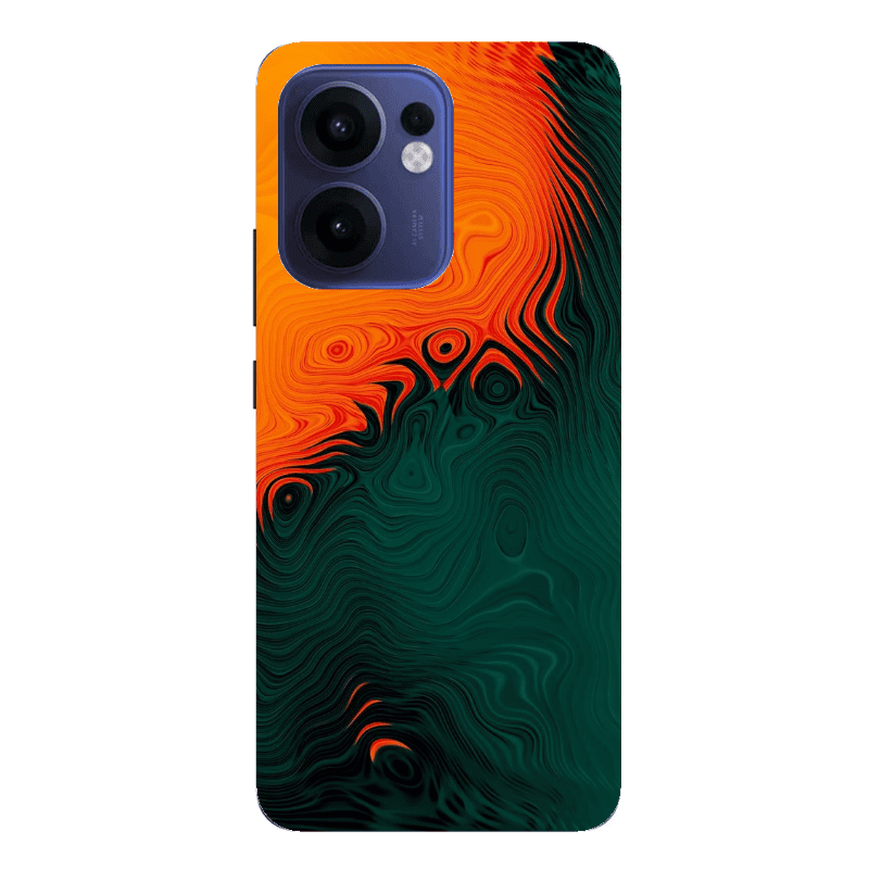 Oppo Reno13 FS Volcanic Transparent Silicone TPU Θήκη