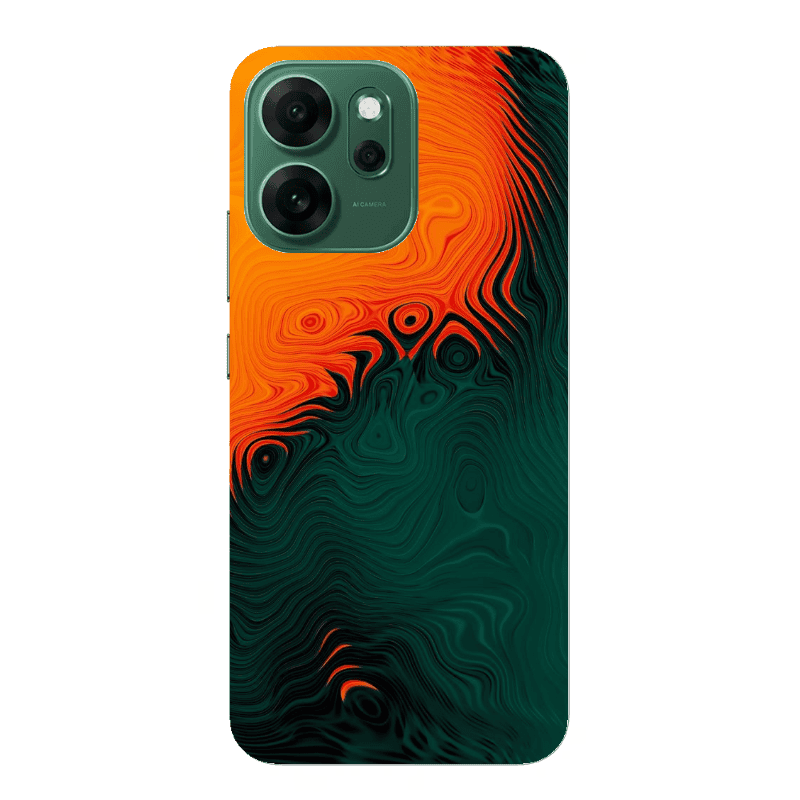 Oppo 14 F Volcanic Transparent Silicone TPU Θήκη
