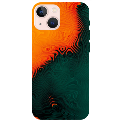Apple iPhone 13 Volcanic Transparent Silicone TPU Θήκη