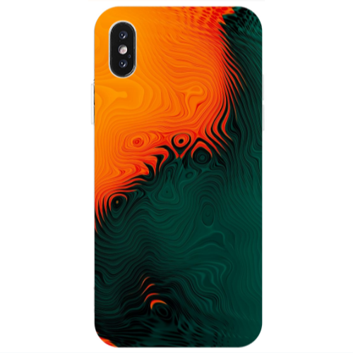 Apple iPhone X Volcanic Transparent Silicone TPU Θήκη
