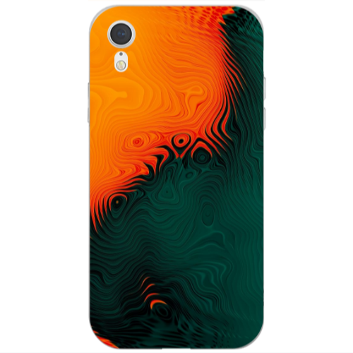 Apple iPhone Xr Volcanic Transparent Silicone TPU Θήκη