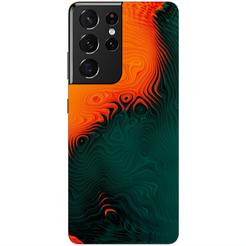 Samsung S21 Ultra Volcanic Transparent Silicone TPU Θήκη