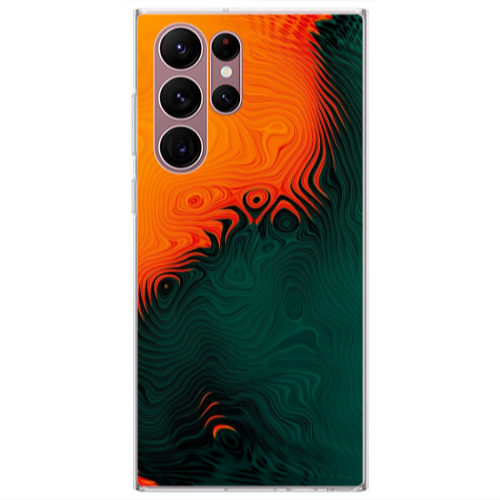 Samsung S22 Ultra Volcanic Transparent Silicone TPU Θήκη