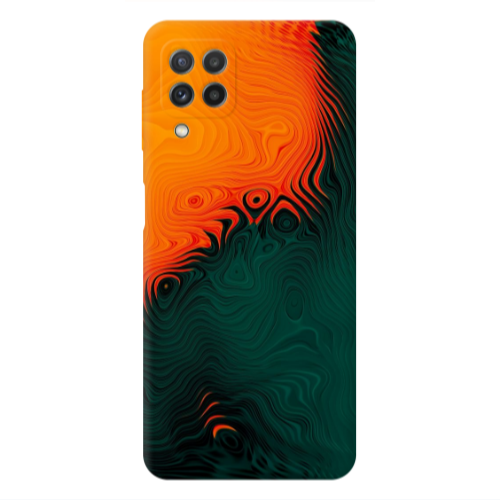 Samsung A22 4G Volcanic Transparent Silicone TPU Θήκη