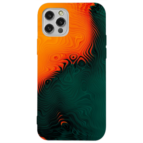 Apple iPhone 12 Pro Volcanic Transparent Silicone TPU Θήκη