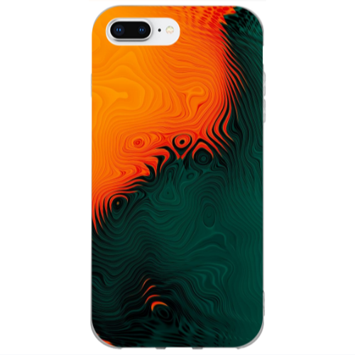 Apple iPhone 7 Plus Volcanic Transparent Silicone TPU Θήκη