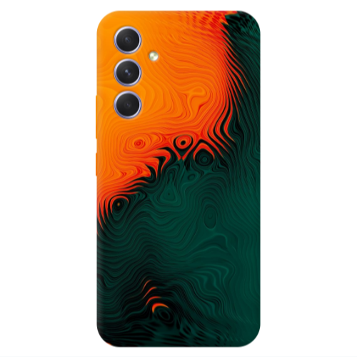 Samsung A54 Volcanic Transparent Silicone TPU Θήκη