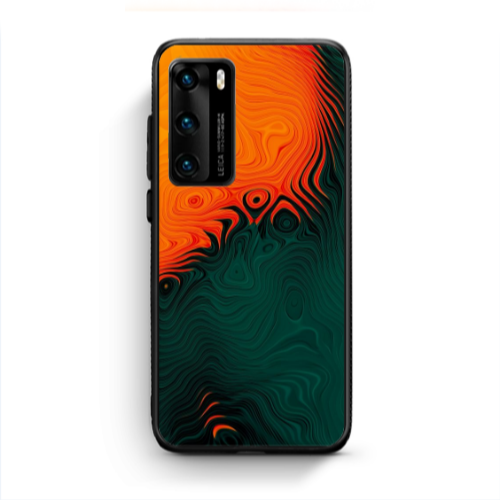 Huawei P40 Volcanic Black Glossy Θήκη