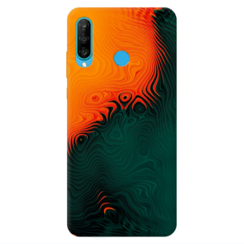 Huawei P30 Lite Volcanic Transparent Silicone TPU Θήκη