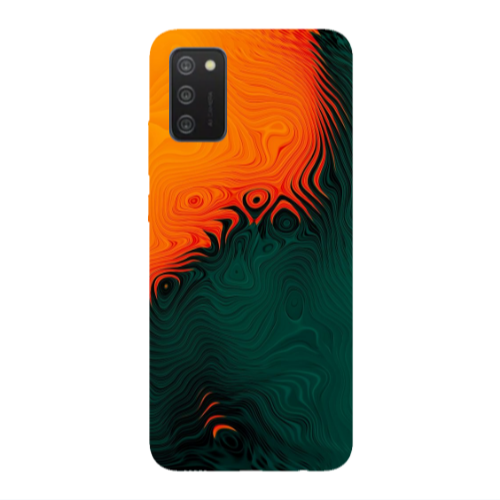 Samsung A02s Volcanic Transparent Silicone TPU Θήκη
