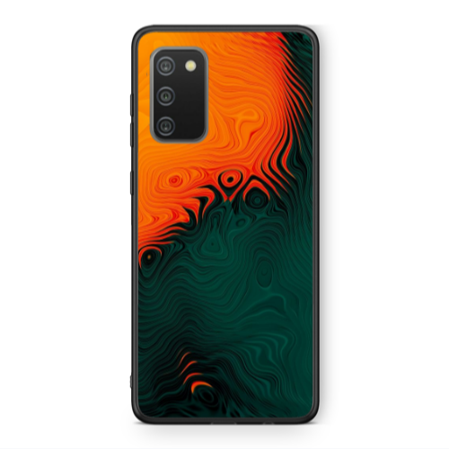 Samsung A02s Volcanic Black Glossy Θήκη