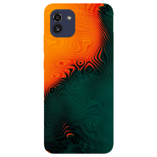 Samsung A03 Volcanic Transparent Silicone TPU Θήκη