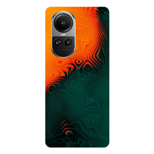 Oppo Reno10 5G Volcanic Transparent Silicone TPU Θήκη