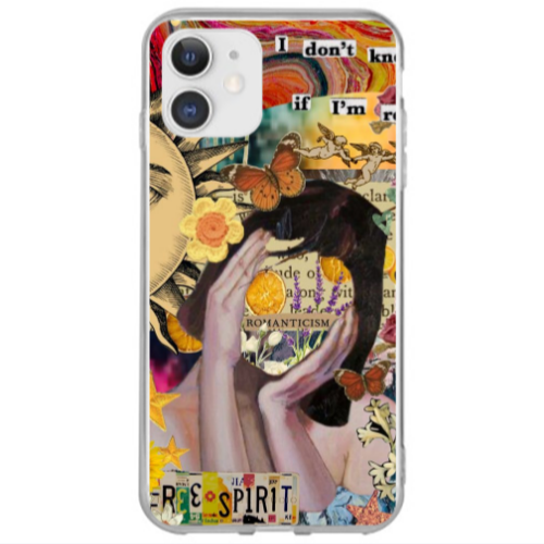 Apple iPhone 12 spirit Transparent Silicone TPU Θήκη