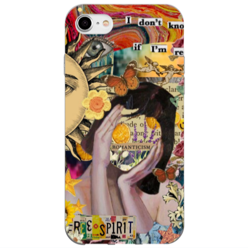 Apple iPhone 7 spirit Transparent Silicone TPU Θήκη