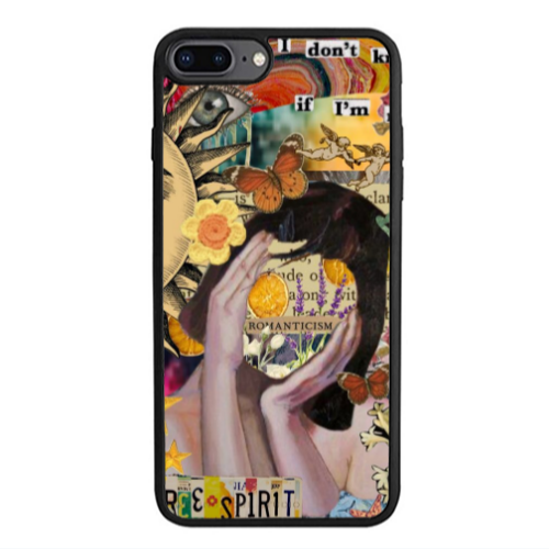 Apple iPhone 7 Plus spirit Black Glossy Θήκη