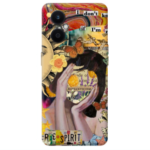 Oppo Reno 7 Lite spirit Transparent Silicone TPU Θήκη