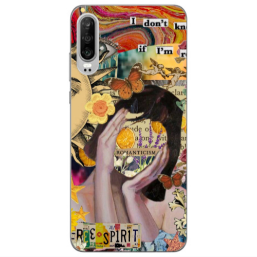 Huawei P30 spirit Transparent Silicone TPU Θήκη