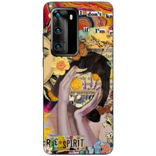 Huawei P40 spirit Transparent Silicone TPU Θήκη