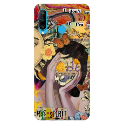 Huawei P30 Lite spirit Transparent Silicone TPU Θήκη