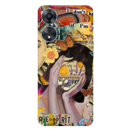 Oppo A 98 spirit Transparent Silicone TPU Θήκη