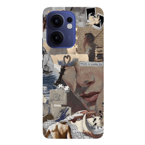 Oppo Reno13 FS Dice Transparent Silicone TPU Θήκη