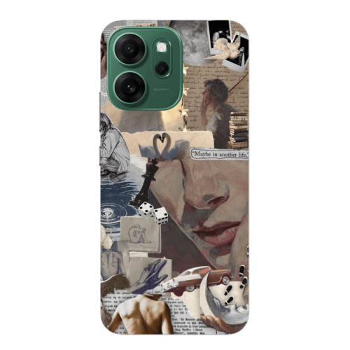 Oppo Reno 14 FS Dice Transparent Silicone TPU Θήκη