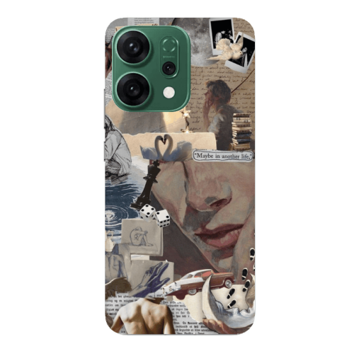 Oppo RENO 14 Dice Transparent Silicone TPU Θήκη
