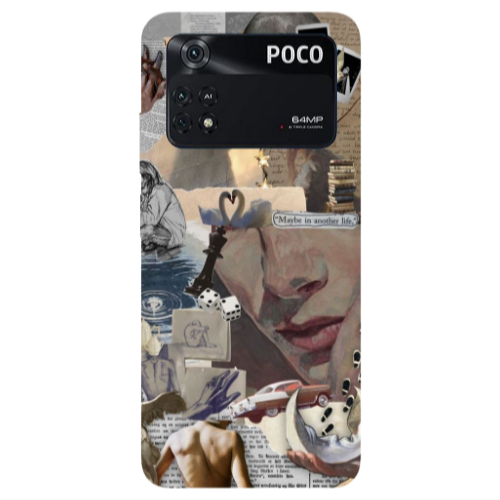 Xiaomi Poco M4 Pro 4G Dice Transparent Silicone TPU Θήκη