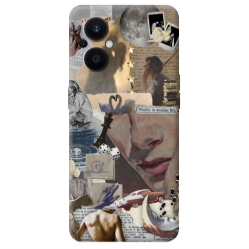 Oppo Reno 7 Lite Dice Transparent Silicone TPU Θήκη
