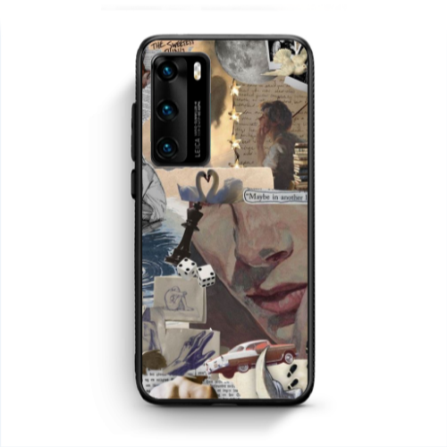 Huawei P40 Dice Black Glossy Θήκη