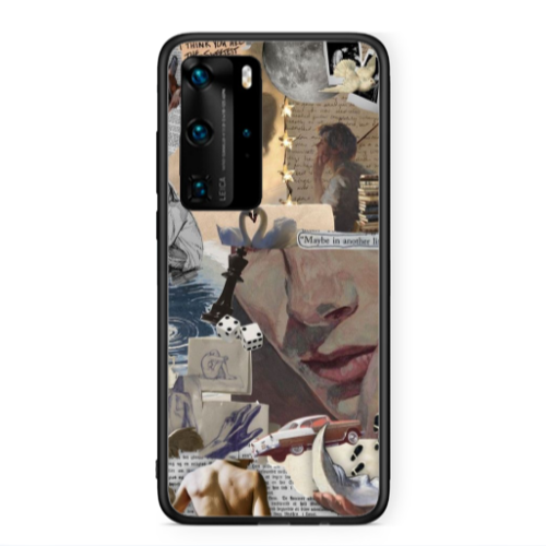Huawei P40 Pro Dice Black Glossy Θήκη