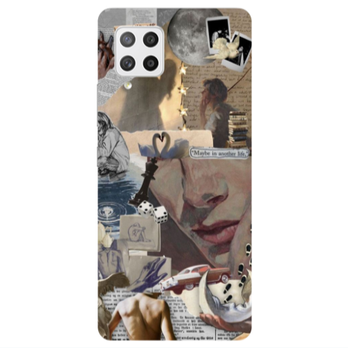 Samsung A42 5G Dice Transparent Silicone TPU Θήκη